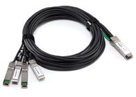 40G Sieć QSFP + kabel miedziany do 4 SFP + kabel typu Breakout 10GBASE-CU