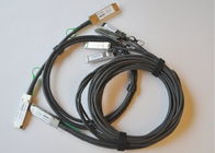 40G Sieć QSFP + kabel miedziany do 4 SFP + kabel typu Breakout 10GBASE-CU
